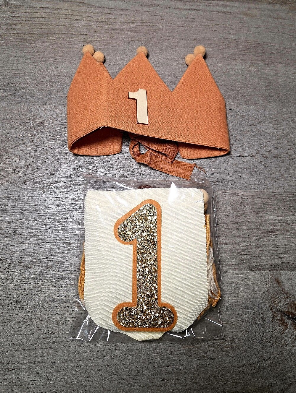 1st Birthday Crown & Highchair Banner